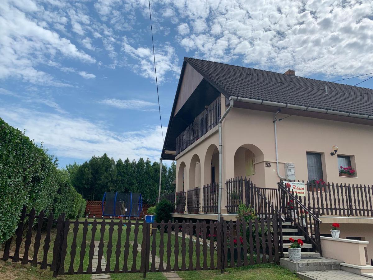 Nagcsalados Rozsa Apartman Balatonlelle Buitenkant foto